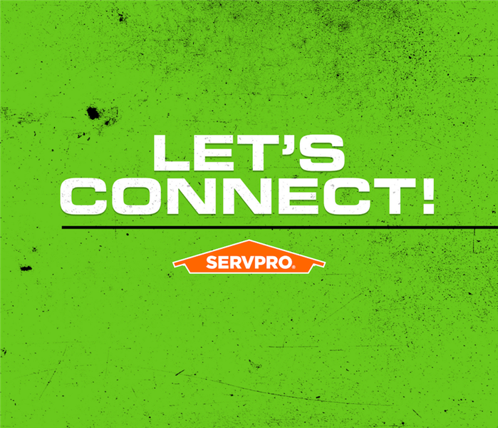 SERVPRO lets connect sign